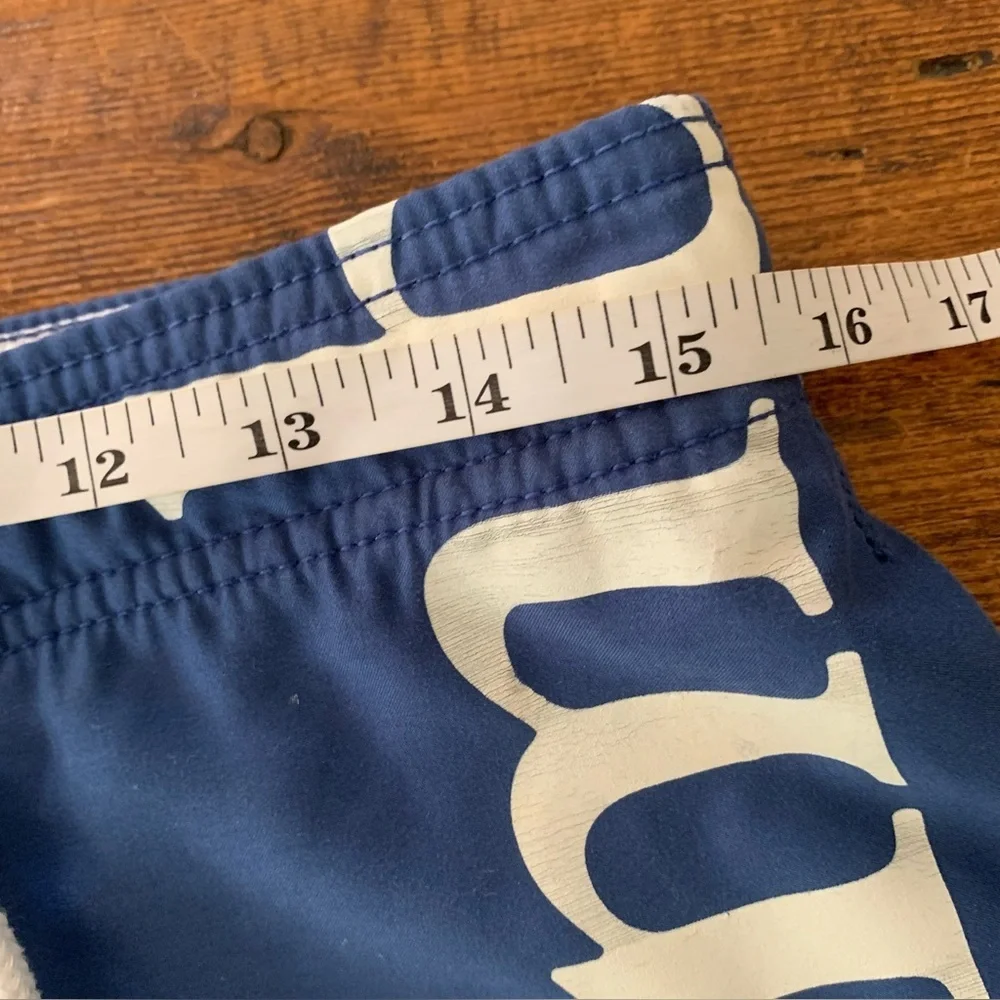 Abercrombie Boys Swim Shorts Spellout Board Shorts Sz XL